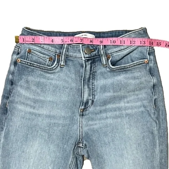 Elizabeth & James High Rise Skinny Ankle Light Denim Blue Jeans Women Size 10/30 - Picture 6 of 11